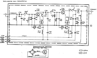 BLY89A 20W adó kapcsolási rajz