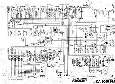Kaiser KA9040 kapcsolási rajz