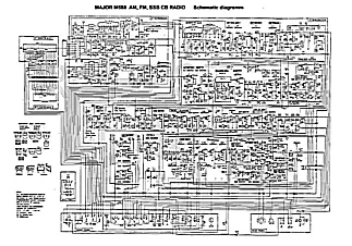 Major M588 AM FM SSB kapcsolási rajz