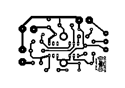 TBA810-AS sima panel nyák rajza