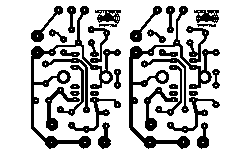 TBA810-AS sima panel nyák rajza