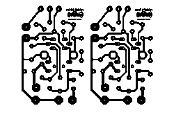 TBA810-AS átlós panel nyák rajza