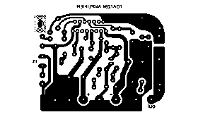 TDA7294 végfokozat panel nyák rajza.