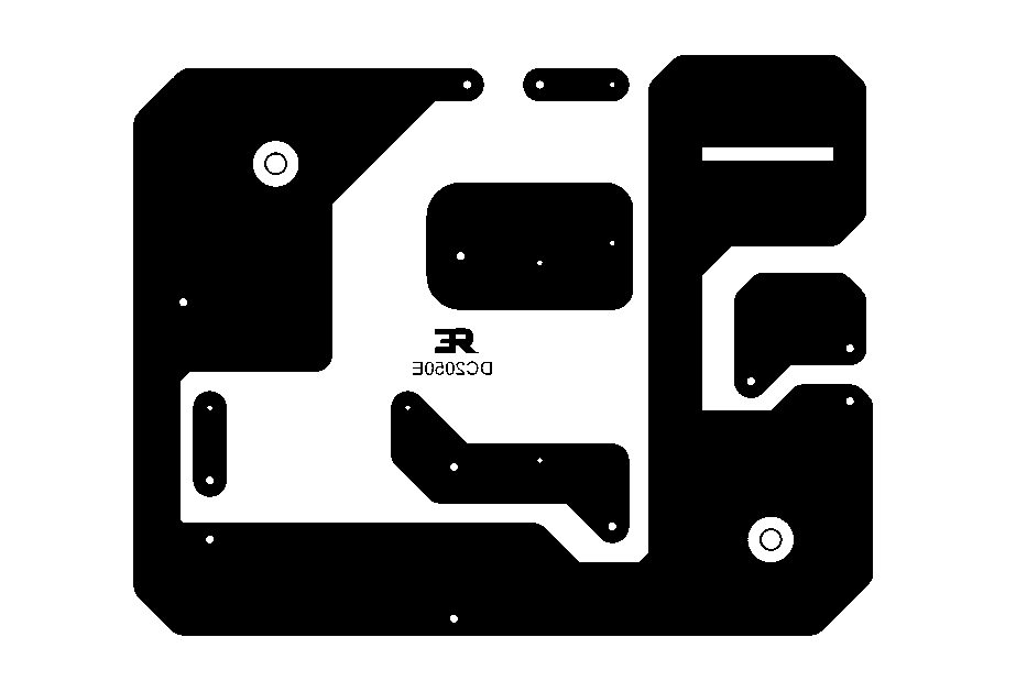 DC2050E hangváltó panel rajz