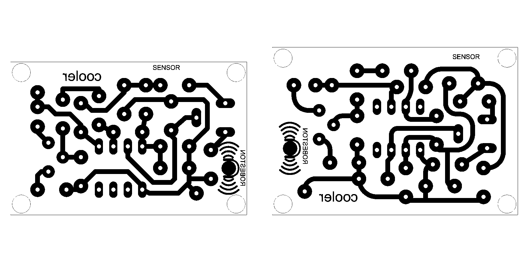 Ventillátoros hűtés panel rajz.