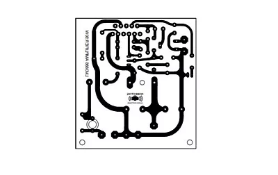 LM3886 végfokozat panel rajza.